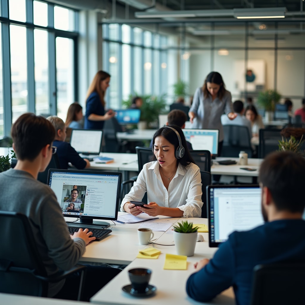 Desafíos de comunicación en entornos de oficina modernos